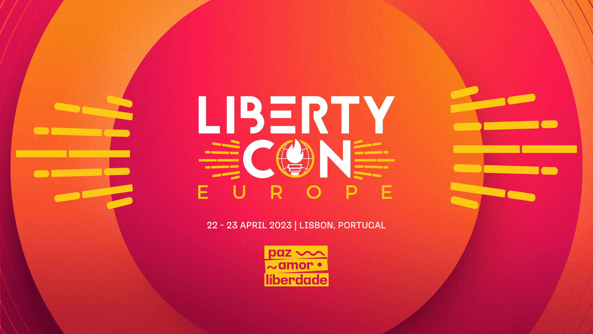 LibertyCon Europe, the continent’s largest annual pro-liberty gathering, is coming to Lisbon, Portugal, on April 22 - 23, 2023!