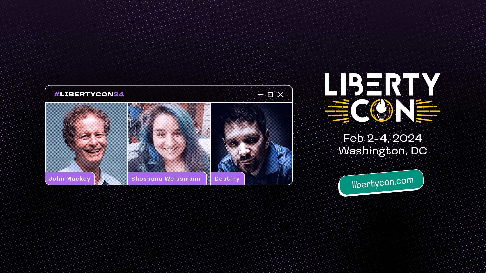 Students For Liberty, the largest international pro-liberty student organization, has several new speakers to announce for their flagship event, LibertyCon International 2024.