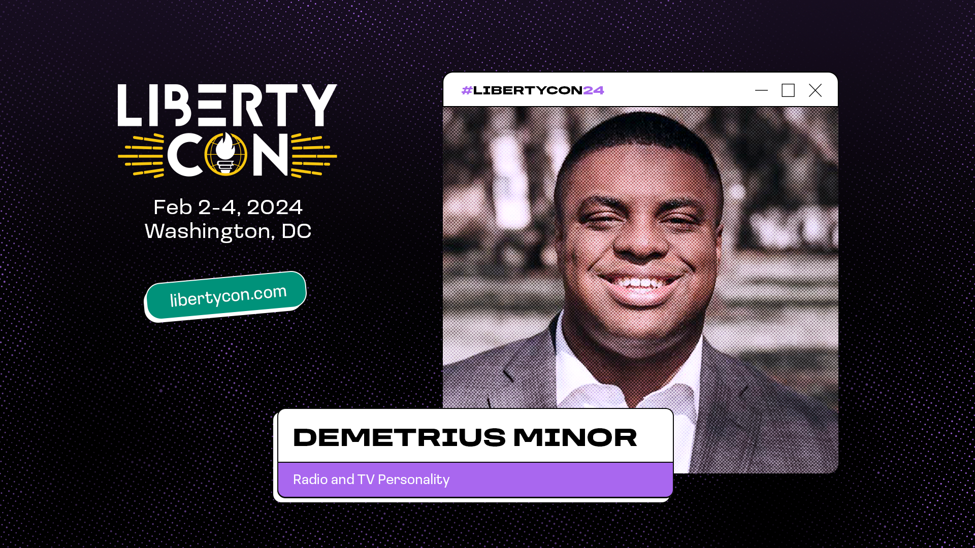 Students For Liberty is delighted to announce two new speakers for LibertyCon International 2024: Warren Rhea and Demetrius Minor